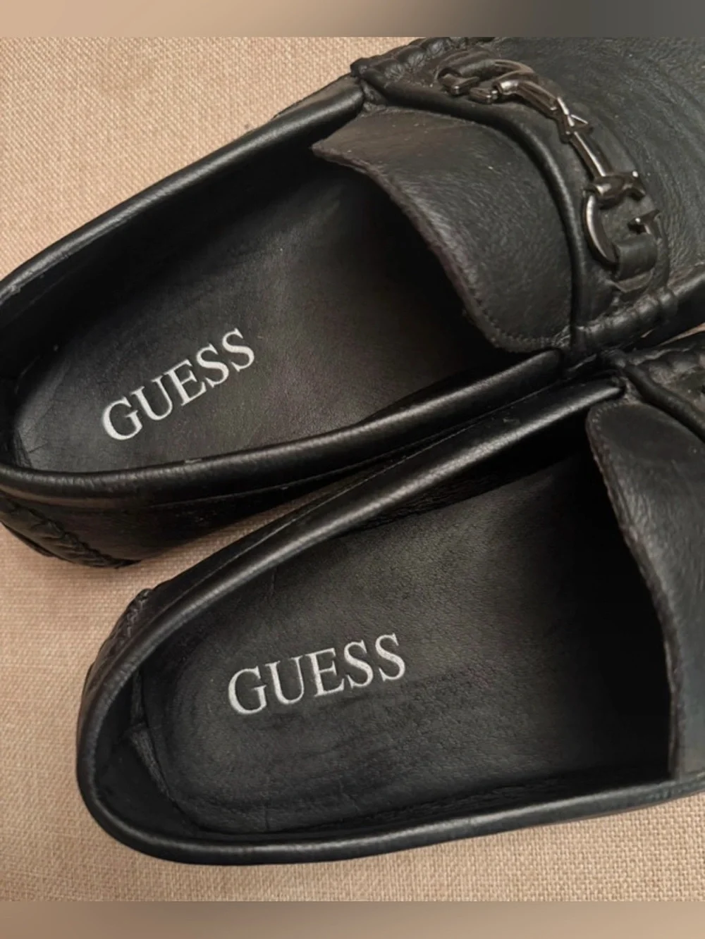 Men’s Guess Black Dress Loafers - 10.5